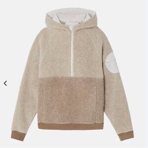 Outdoor Voices | Tops | Outdoor Voices Mega Fleece Half Zip Hoodie In Oatmeal M